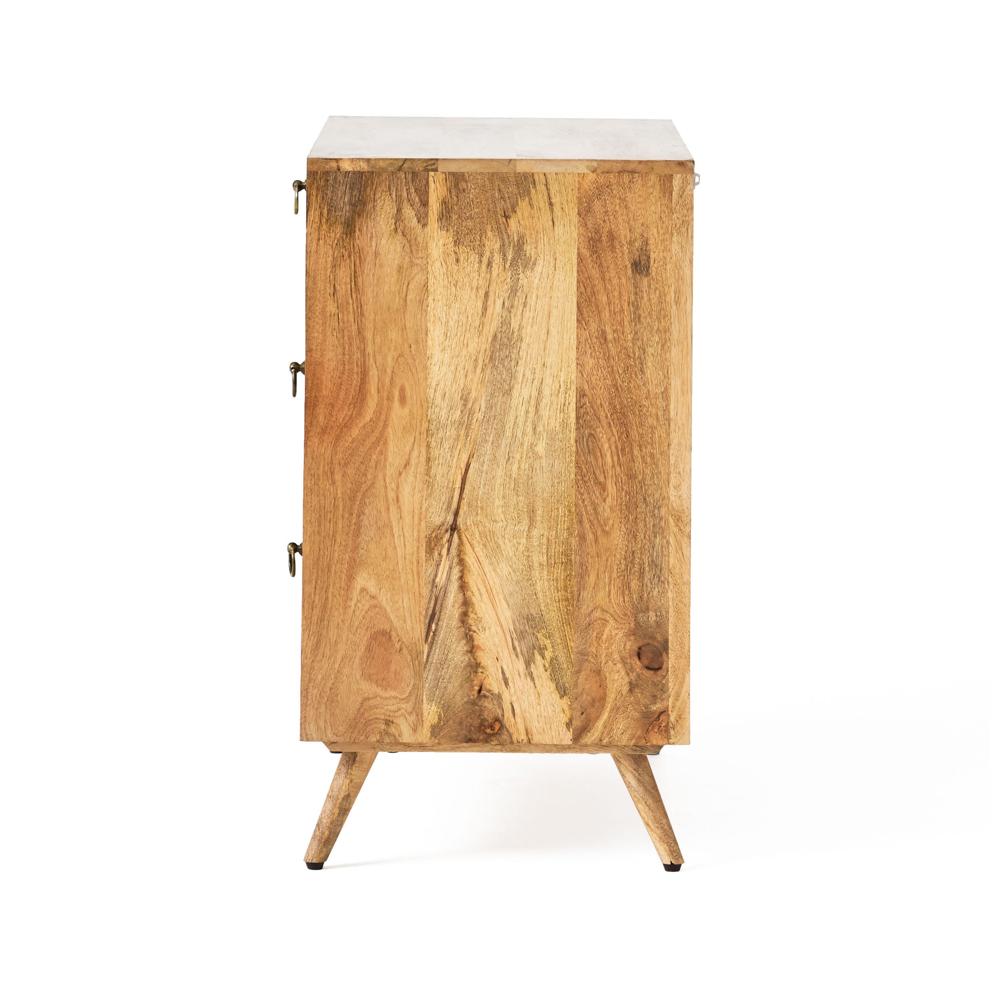 3 Drawer Side Board - Natural Wood