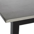 Bar Set Grey Black Rubber Wood