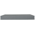9 In. Full Size Foldable Metal Mattress Box Spring Foundation Bed Base, Modern Bedroom Furniture, Gray Gray Bedroom Contemporary Linen Steel Full