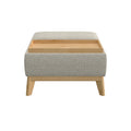 Revel Tan Reversible Tray Ottoman Tan Foam Engineered Wood