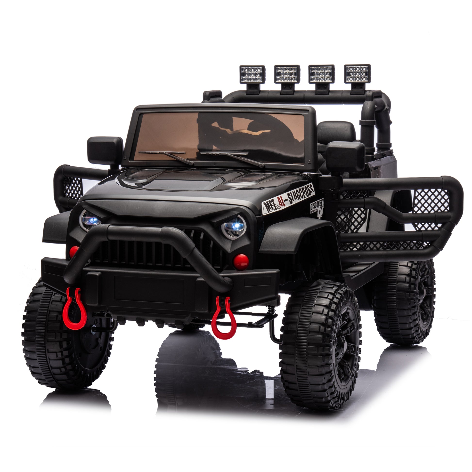 24V Kids Ride On Car W Parents Remote Control,400W Motor,Four Wheel Suspension,Adjustable Speed,Usb,Mp3,Music,Bluetooth,Large Display Screen,Power Display,Portable Handle,Safety Belt For Kids Aged 3 . Black 50 99 Lbs Polypropylene