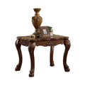 Cherry Oak Square End Table Brown Brown Primary Living Space Traditional Poplar Coffee & End Tables Square Wood Plastic