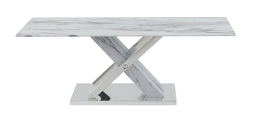 Rubble Coffee Table Marble Solid Wood Mdf