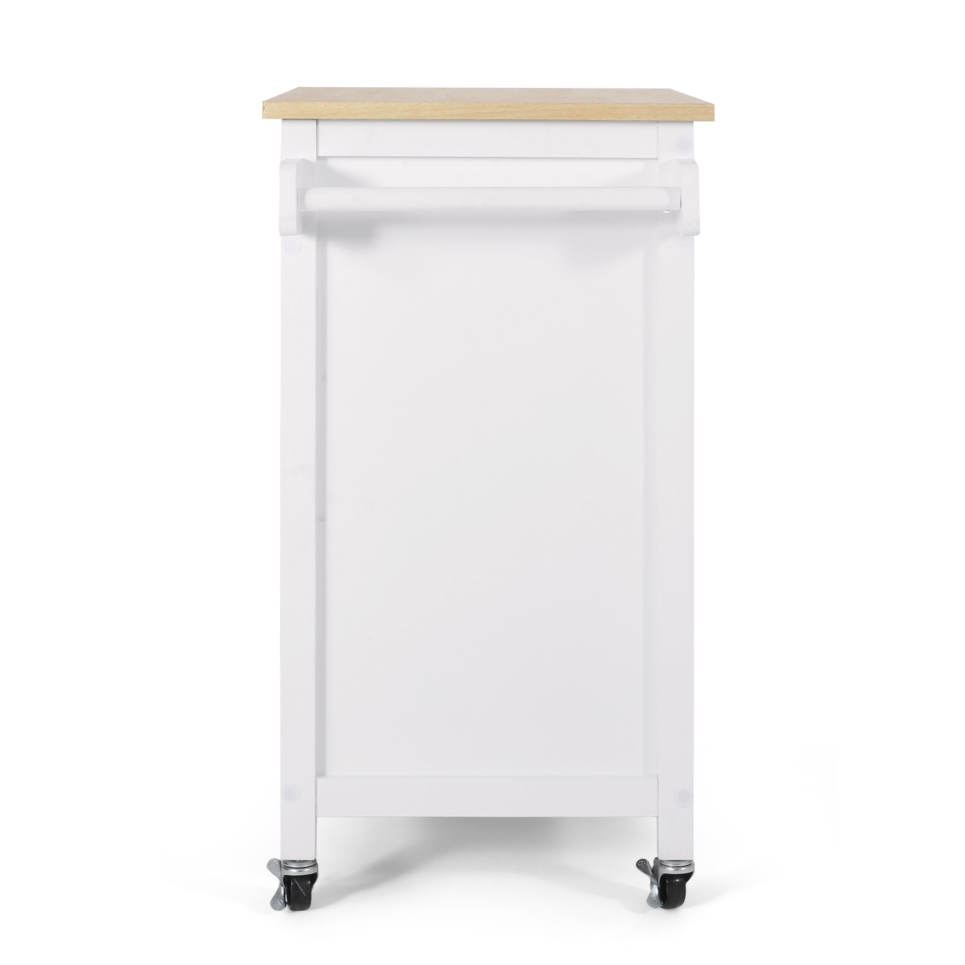 Kitchen Cart White Wood