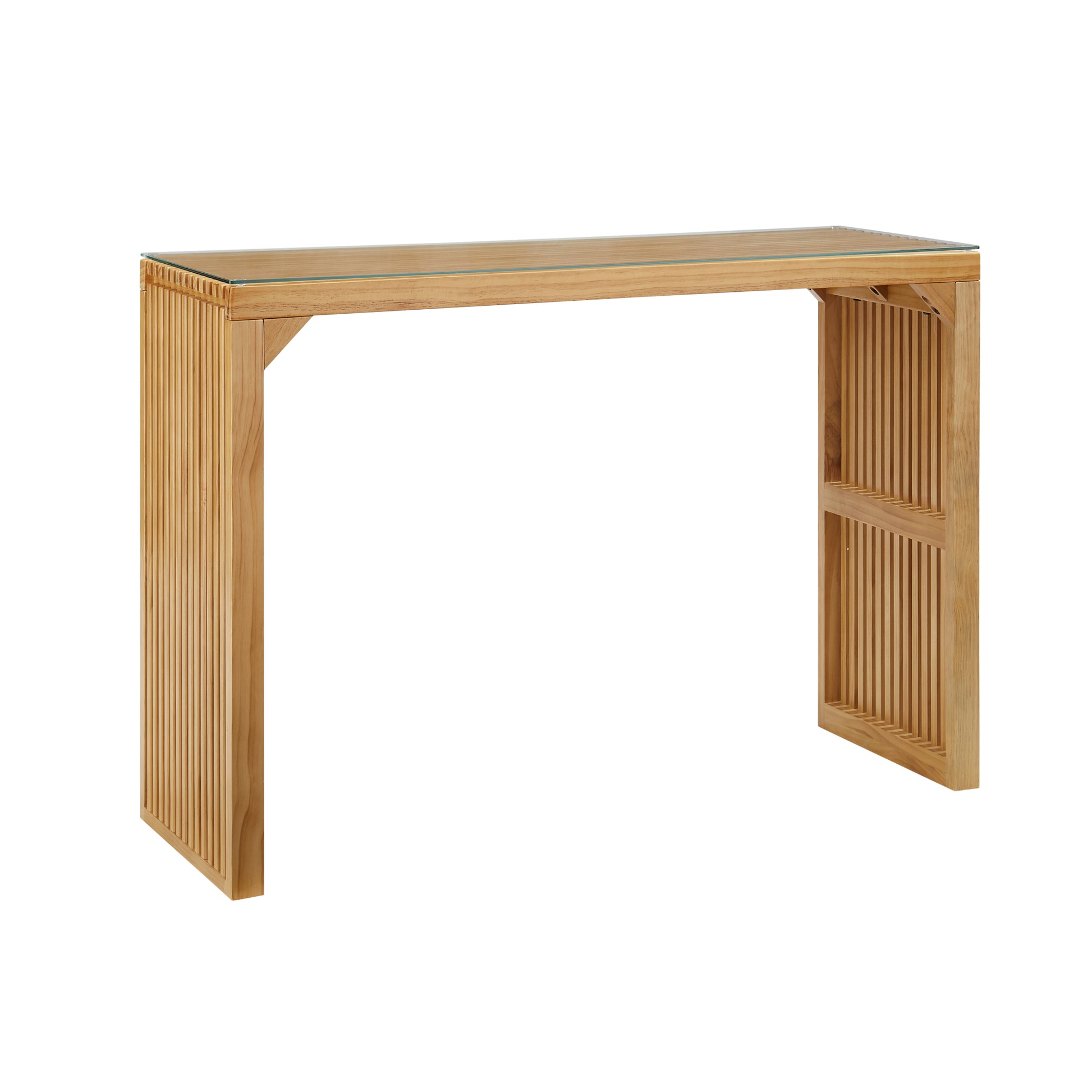 Dining Bench And Table, Pine Indoor Wood Bench For Entryway,Living Room,Kitchen And Bedroom Table And Bench Set Nature, Long Bench & Table Tempered Glass Included Natural Pine