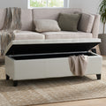 Glouster Storage Ottoman V2 Ivory Pu