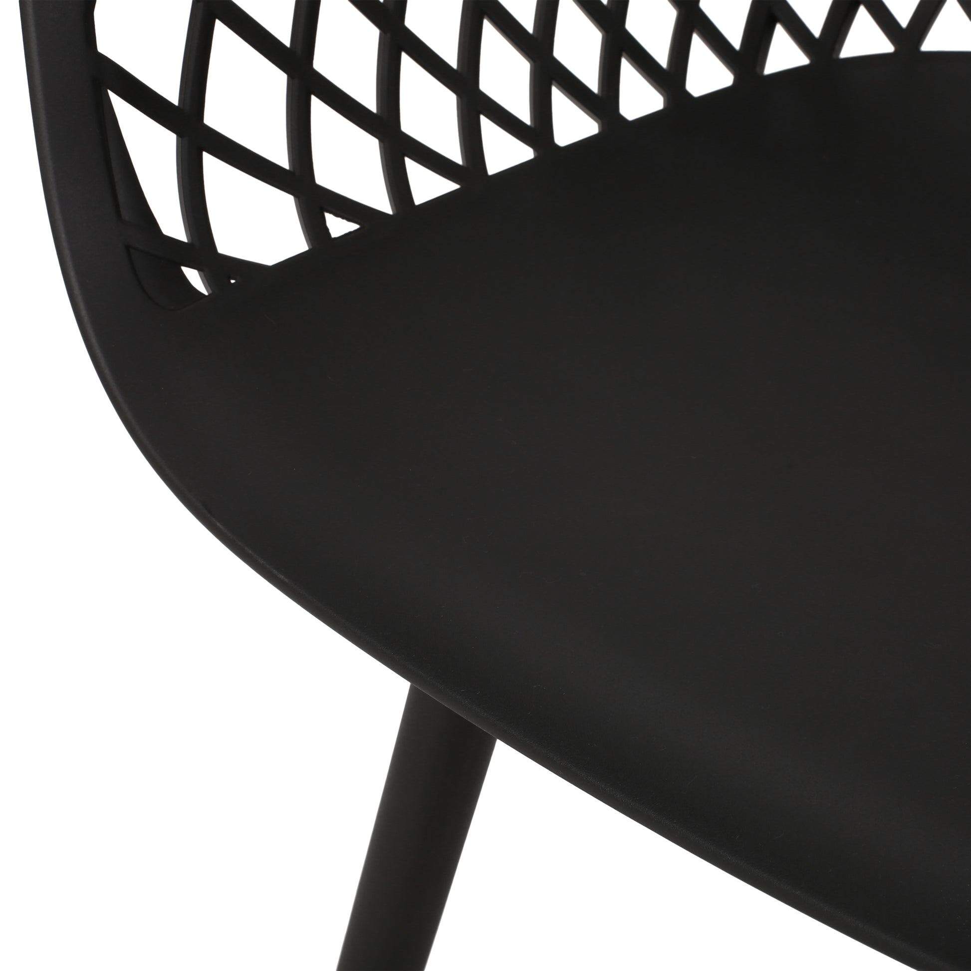 Poppy Chair Black Polypropylene