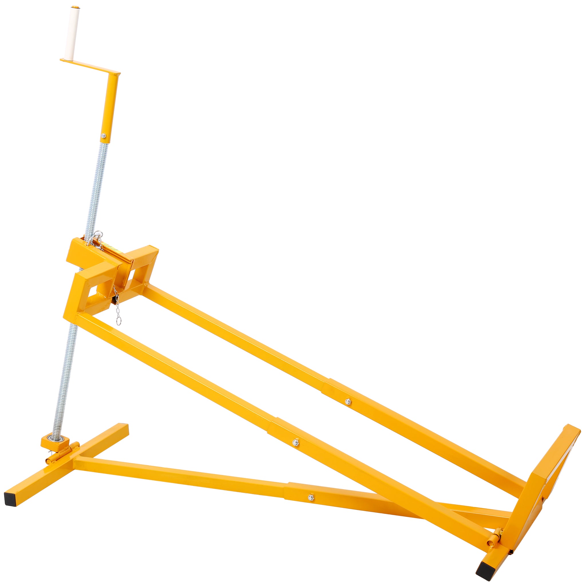 Easy Lawn Mower Lift For Riding Tractors800 Lbs Capacity Lawn Tractor Lifter, Ride On Mower, Cleaning Aid, Universal, Lawn Tractor Lift, Lawn Tractor 45 Tilt Adjustable, Yellow Yellow Steel