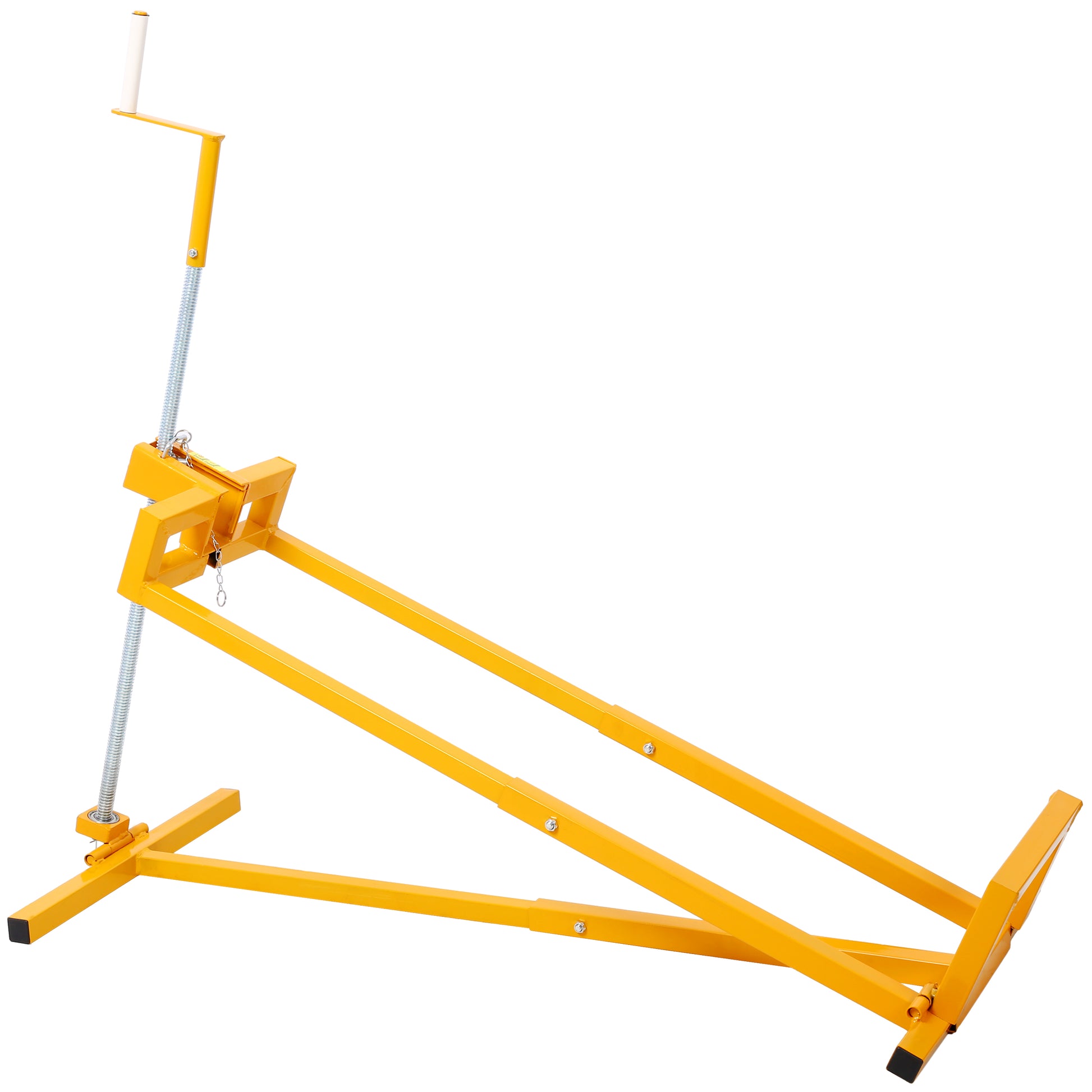 Easy Lawn Mower Lift For Riding Tractors800 Lbs Capacity Lawn Tractor Lifter, Ride On Mower, Cleaning Aid, Universal, Lawn Tractor Lift, Lawn Tractor 45 Tilt Adjustable, Yellow Yellow Steel