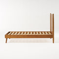 Twin Bed Twin Natural Acacia Wood