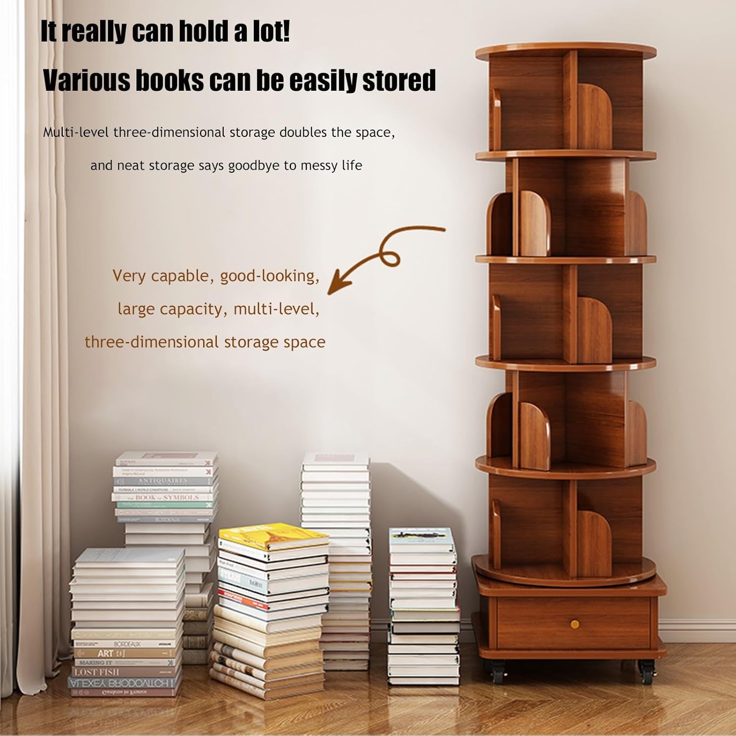 How Much Books Can a 6-Tier Bookshelf Hold: Ultimate Capacity Guide