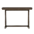 48 Inch Rustic Vintage Console Tablefarmhouse Style Entryway Table With Open Shelf And Sturdy Construction For Entryway And Living Room Walnut Walnut Distressed Finish Primary Living Space Antique,Rustic,Vintage Open Storage Console Tables Brushed