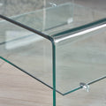 Coffee Table Clear Tempered Glass