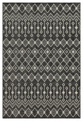 Sunshine Gc Har2020 Anthracite 7 Ft. 10 In. X 10 Ft. 3 In. Indoor Outdoor Area Rug Anthracite Polyester Polypropylene