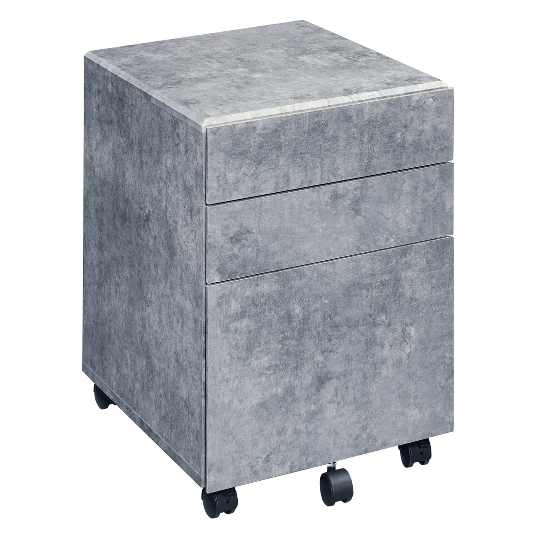 Silver 3 Drawer File Cabinet - Filing Cabinets