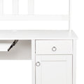 Home Office Computer Desk White Particle Board Mdf