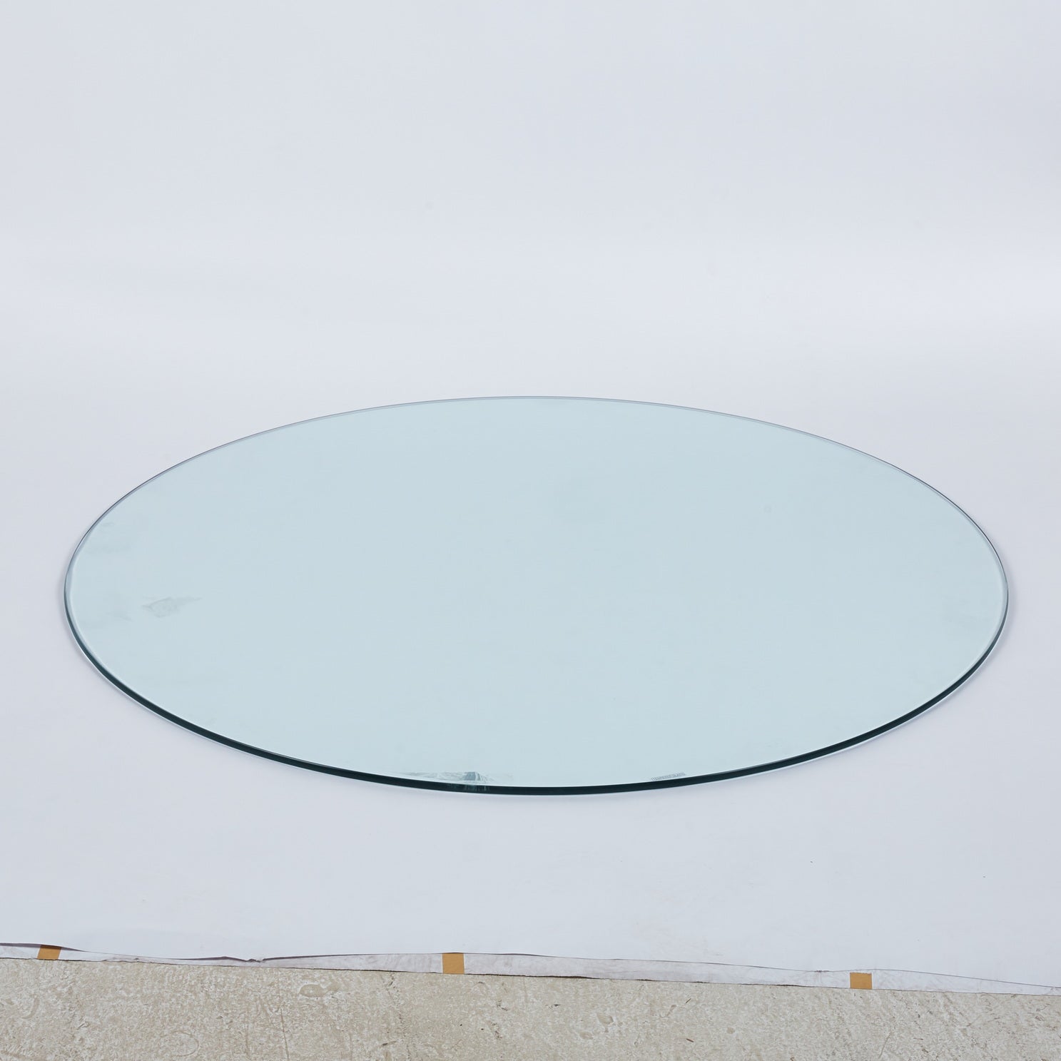 Tempered Clear Glass Top,60Cm Clear Glass