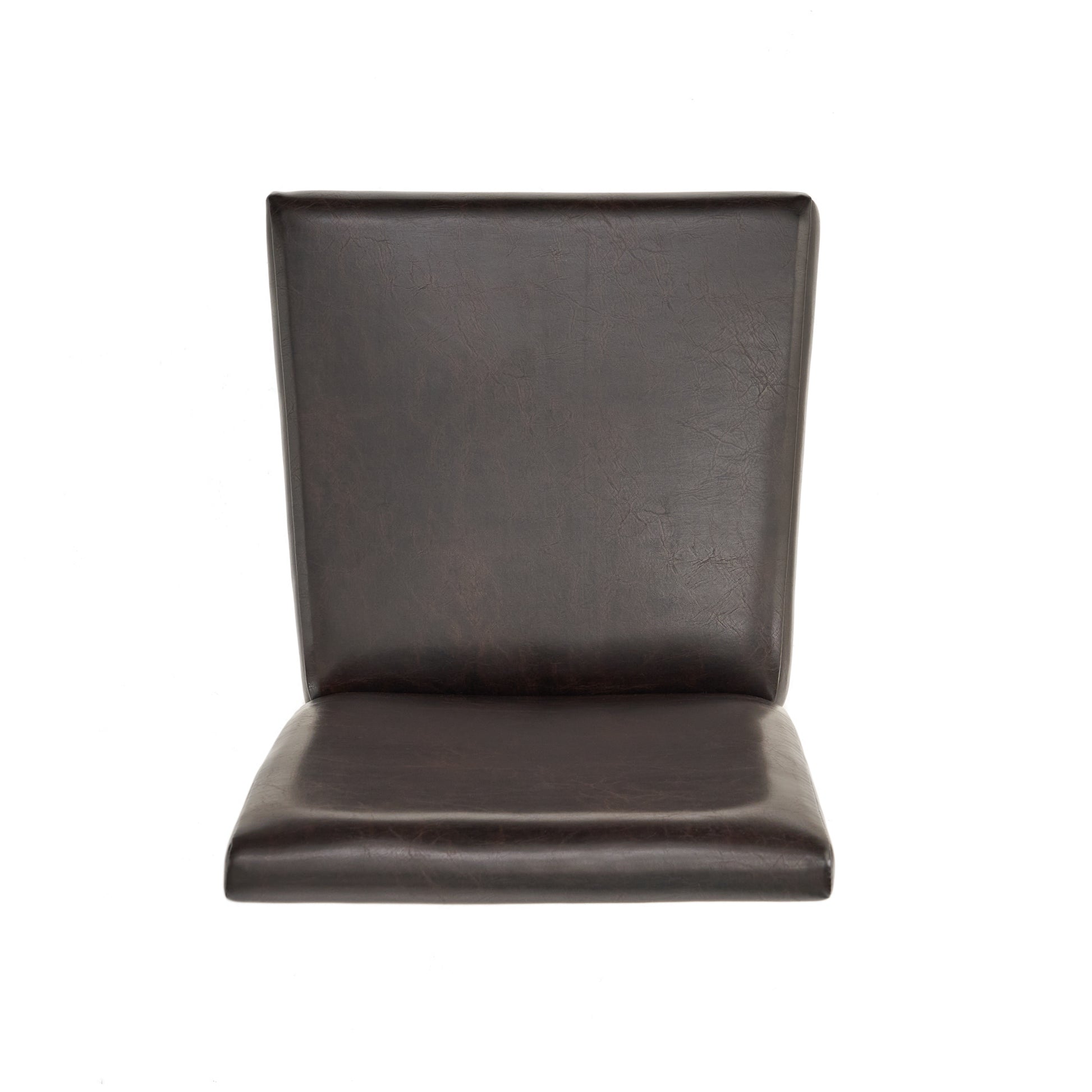 Ryan Kd Dining Chair - Brown Leather