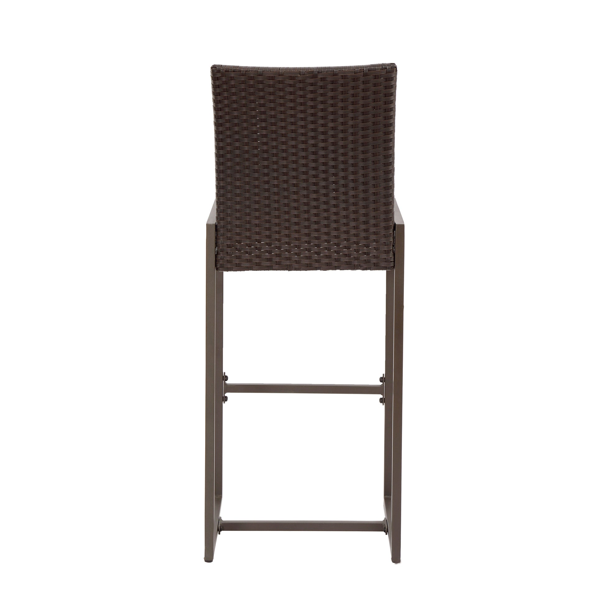 Conway Barstool Dark Brown Rattan