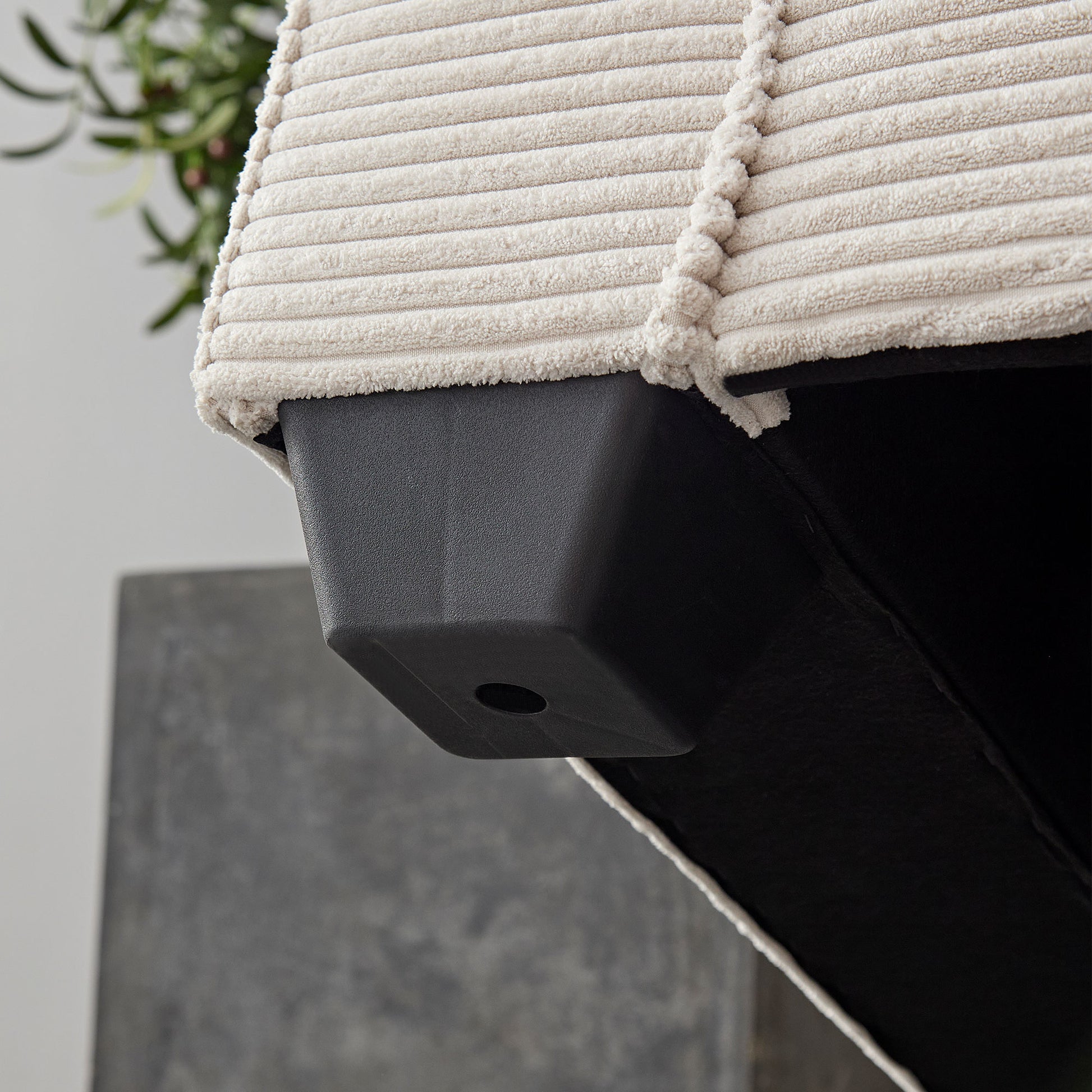 Corduroy Sofa, 87.4 Inch Modern Design Sofa With Cup Holder And Storage Bags, Deep Seat Sofa Couch,Comfy Couch For Living Room,Apartment,Office,Beige Beige Corduroy 3 Seat