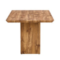 This Modern Dining Table, With Mdf Wood Color Pattern Design, Gives You A Luxurious And Elegant Feeling, Whether It Is A Family Dinner Or Entertaining Guests, You Can Add A Touch Of Elegance. Wood Mdf