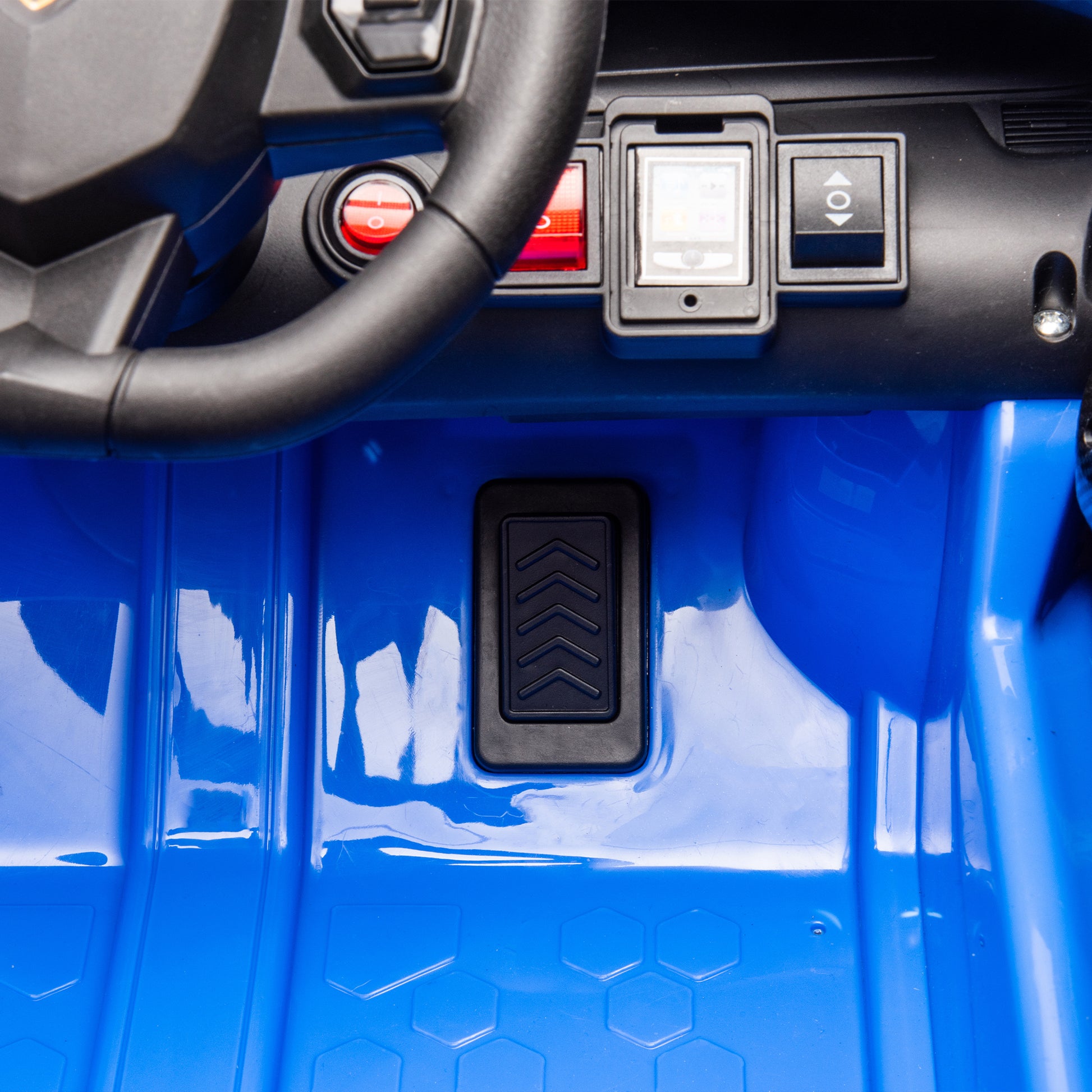 12V Kids Ride On Car W Parents Remote Control,Licensed Lamborghini Aventador Xago,Hydraulic Pressure Door,Slow Start,Early Education,Bluetooth,Adjustable Volume,Mp3,Usb,Led Lights For Kids Aged 2 4. Blue 50 99 Lbs Polypropylene