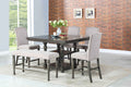 Caswell 7 Piece Dining Set Pearl Silver Silver White Wood