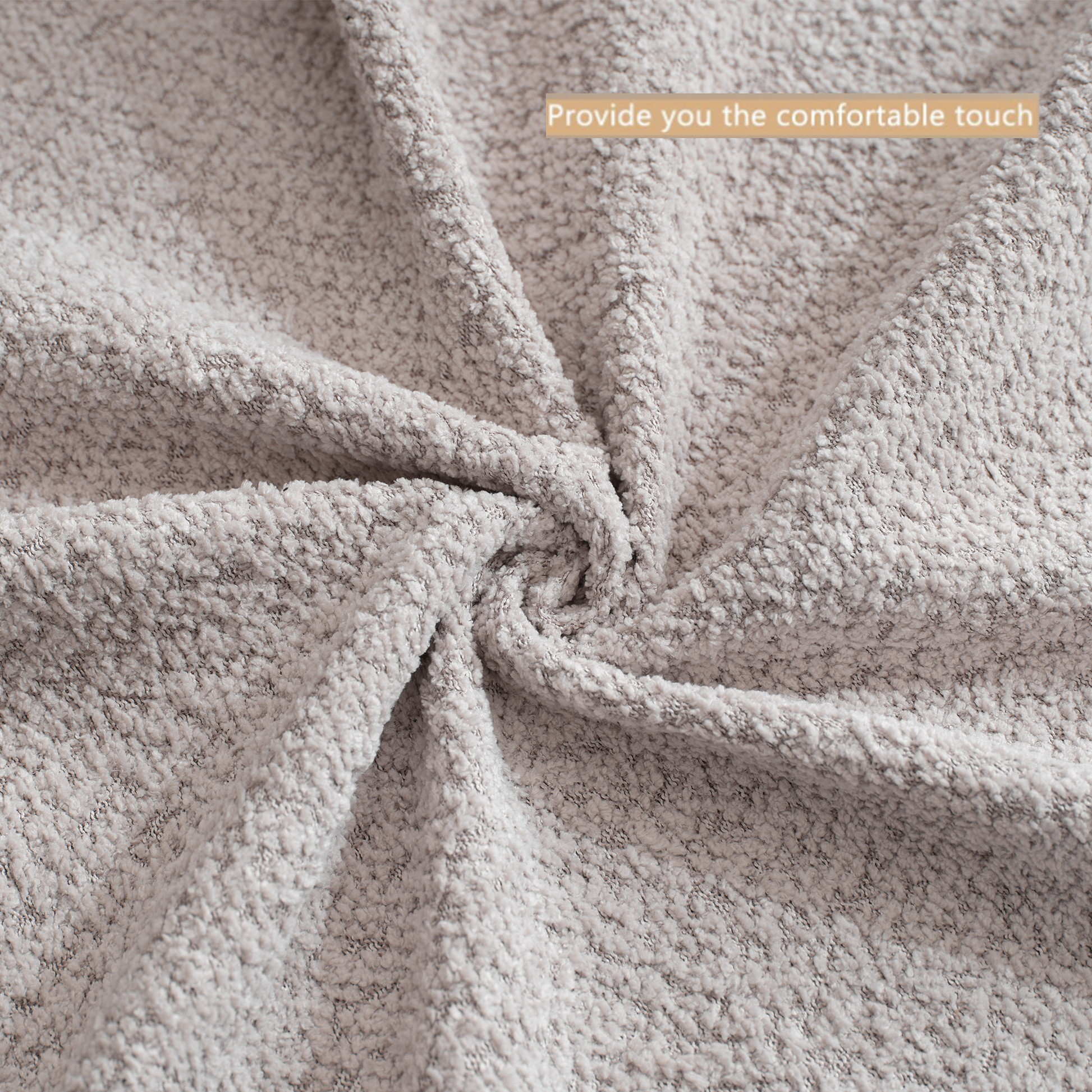 Arrived Modern Minimalist 140" L Shape Couch ,No Assembly Required,Boucle,Modular Sofa ,Couch With Chaise,Free Combination Foam Filled Sofa, 4 Seats, Gray Gray Polyester Primary Living Space Soft Modern Foam Polyester 4 Seat