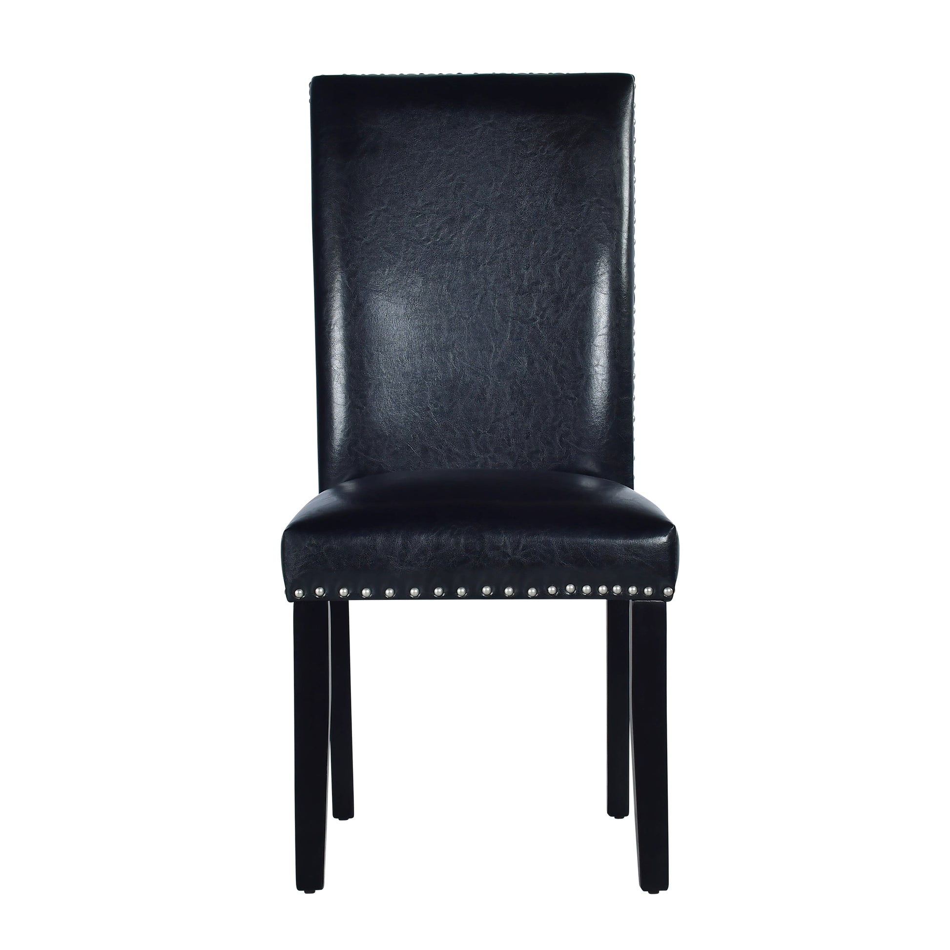 Verano Side Chair Set Of 2 Black Black Wood