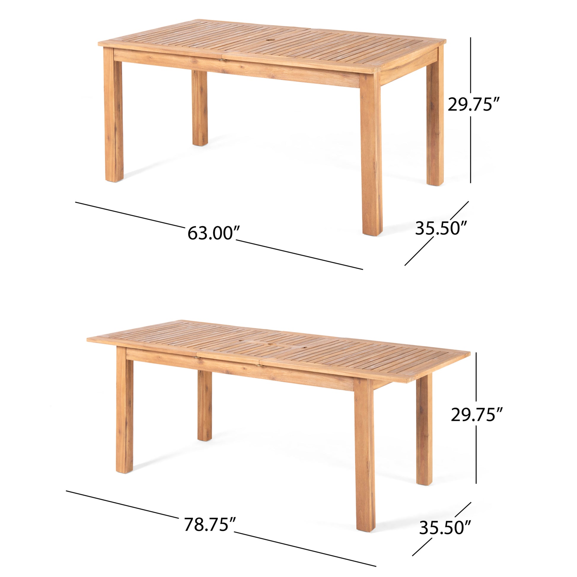 Nestor 79 Natural Acacia Wood