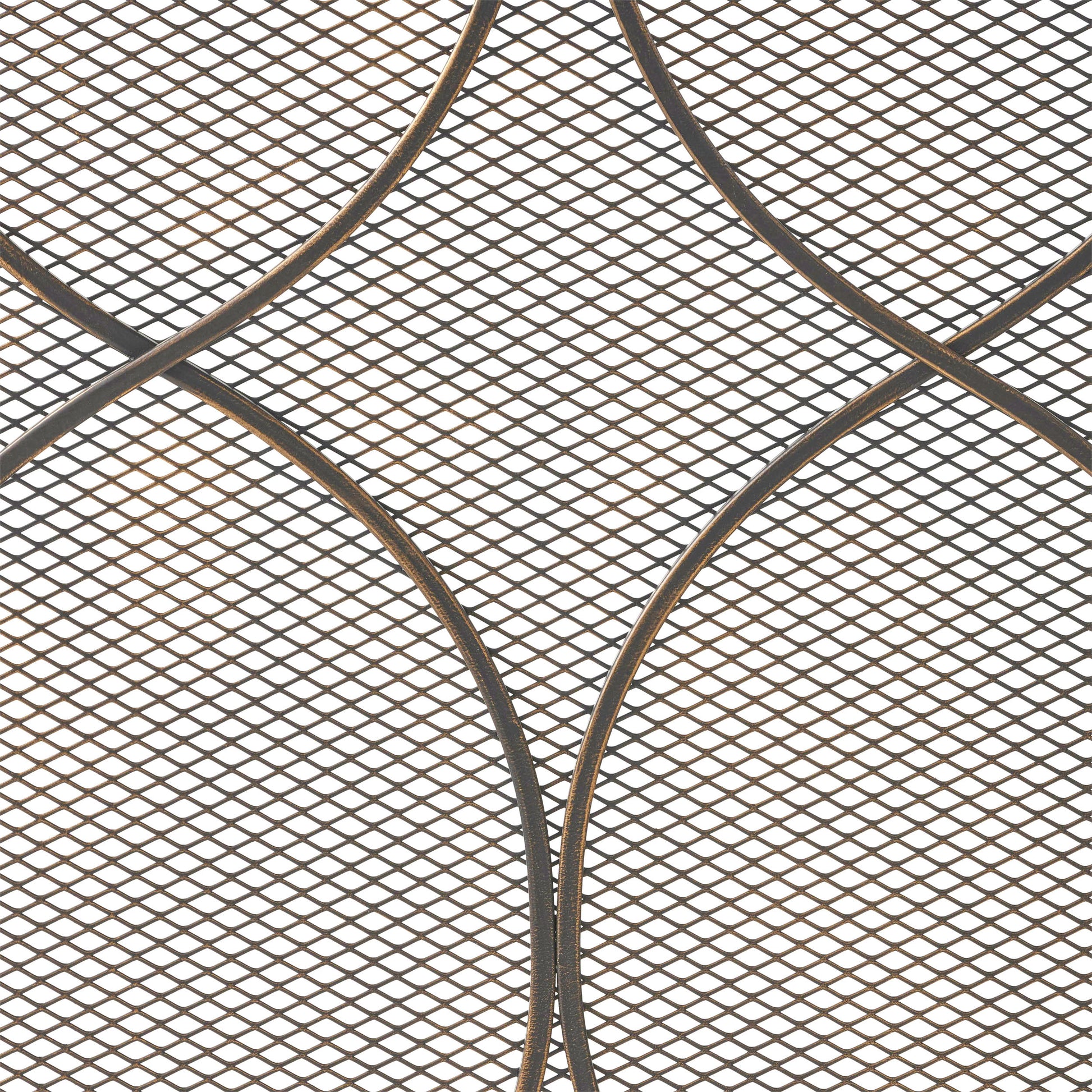 Fire Screen Black Gold Iron