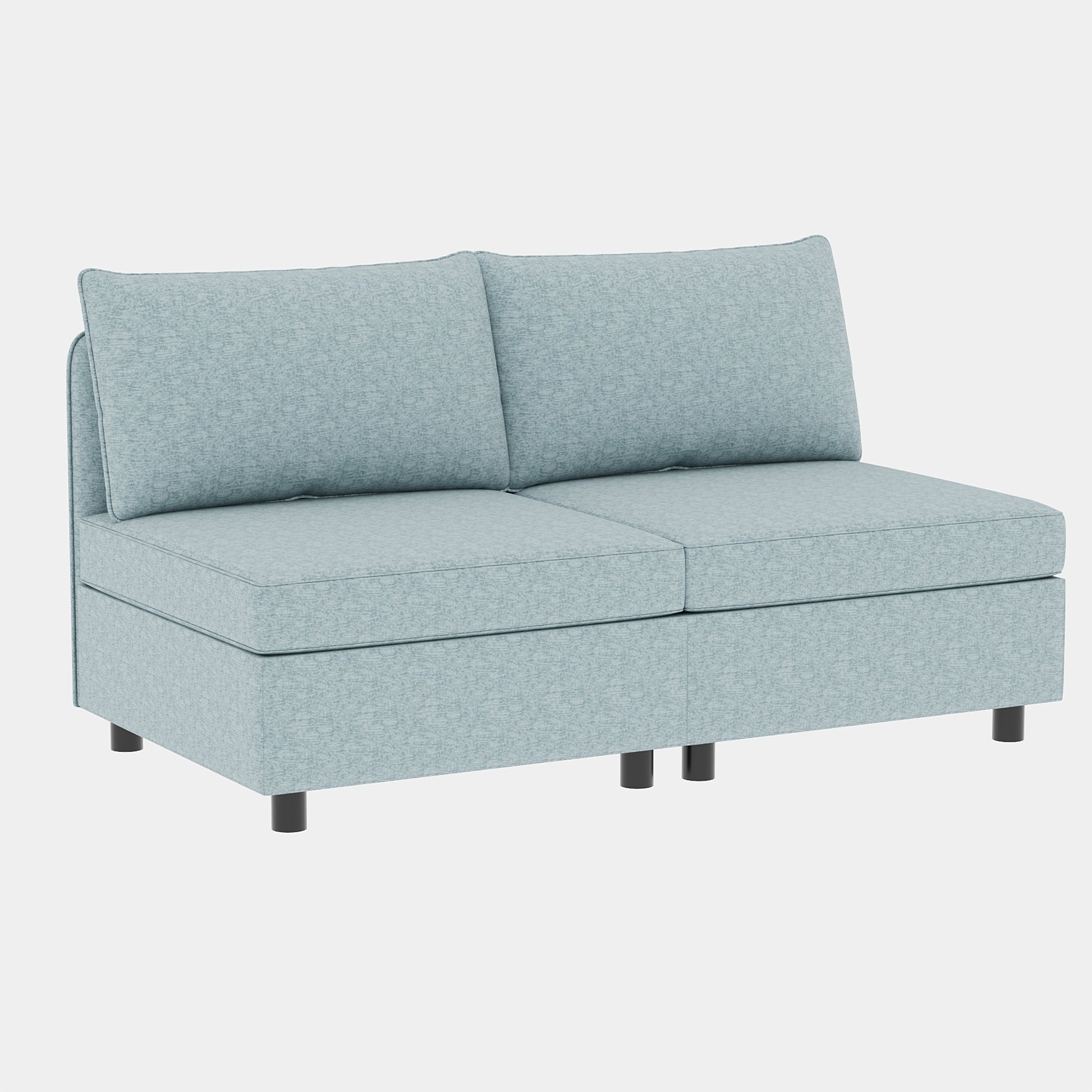 Modular Sectional Sofa, Convertible Sofa Seat With Storage, Sets Including Three Seater Sofa & Couches,Loveseat And Single Chair 1 2 3 Seat For Living Room Antique Blue Fabric 6 Seat