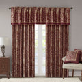 Jacquard Curtain Panel Pair 2 Pcs Window Panels Multicolor Polyester