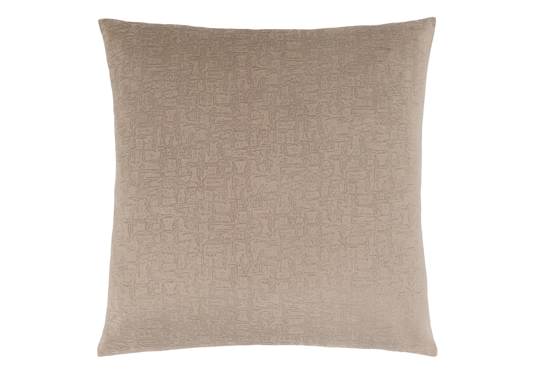 Pillows, 18 X 18 Square, Insert Included, Decorative Throw, Accent, Sofa, Couch, Bedroom, Beige Hypoallergenic Polyester, Modern Taupe Polyester Polyester