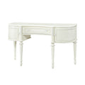 Dorothy Vanity Desk W Mirror, Ivory Finish Bd02271 Ivory Wood