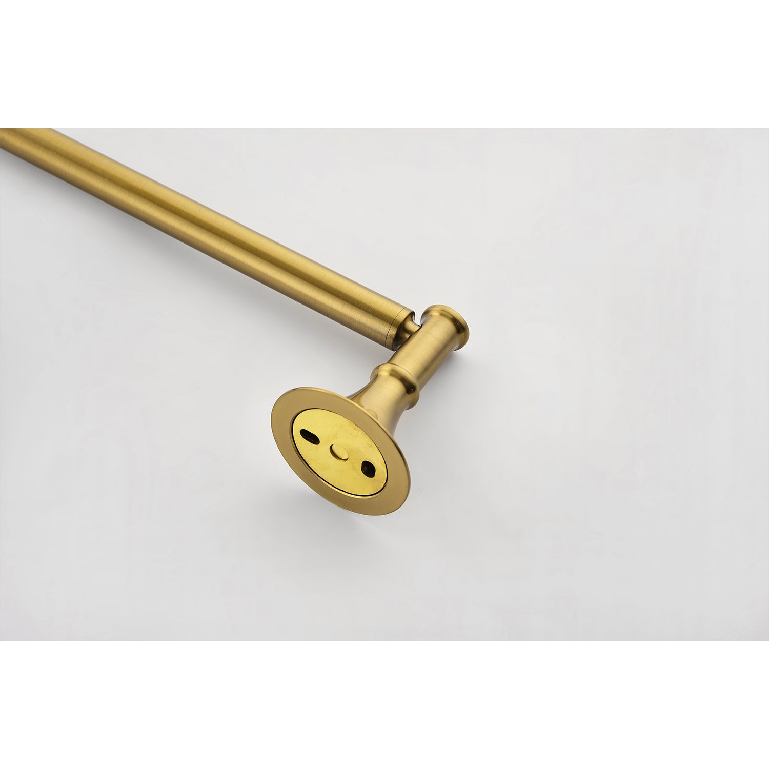 6 Piece Brass Bathroom Towel Rack Set Wall Mount Brushed Gold Brass