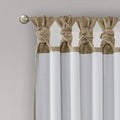 Twist Tab Total Blackout Window Curtain Panel Only 1 Pc Panel Bronze Polyester