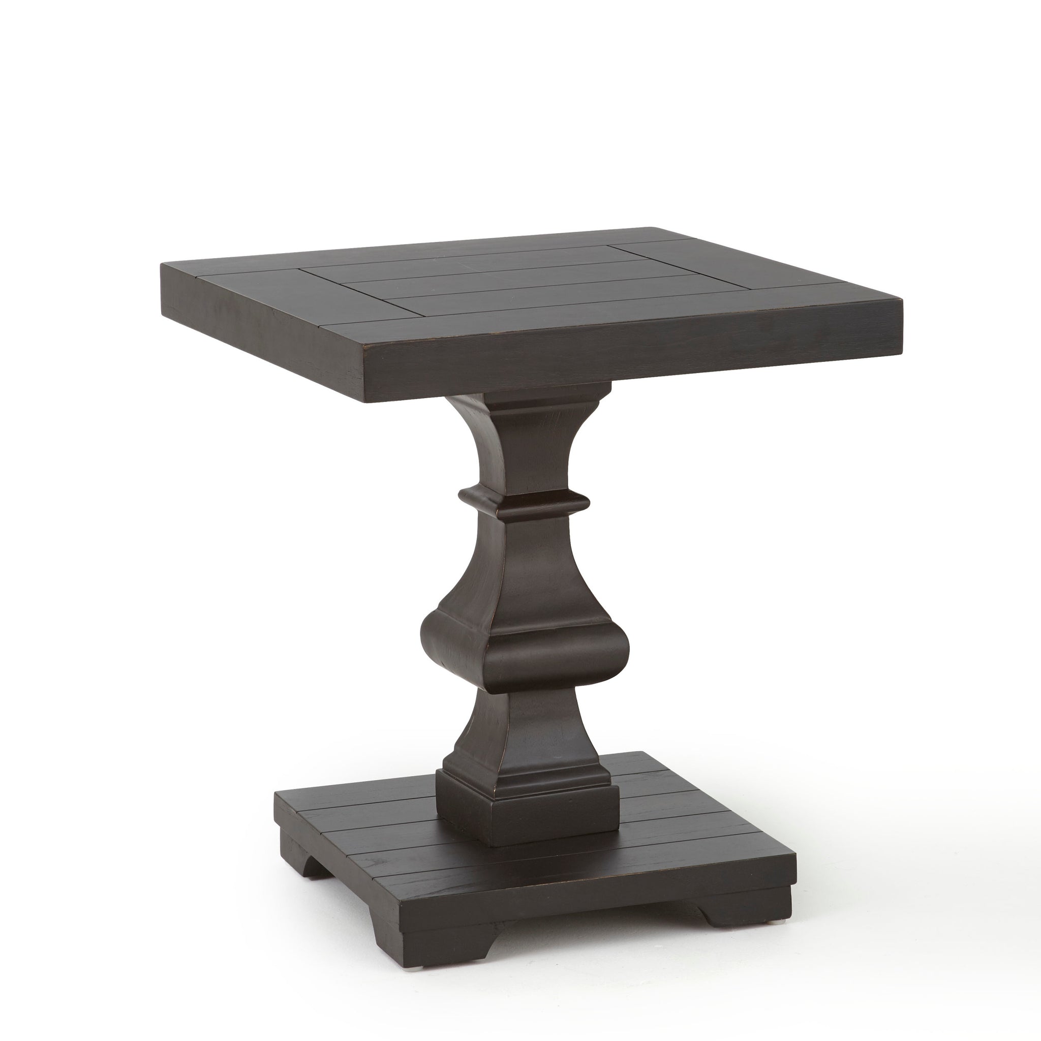 Dory Square End Table Brown Brown Wood