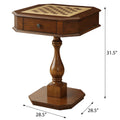 Cherry Game Table With 2 Drawer Cherry Traditional Wood