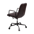 Mars Top Office Chair With Swivel Solid Brown Office Office Chairs Solid Back Swivel Genuine Leather