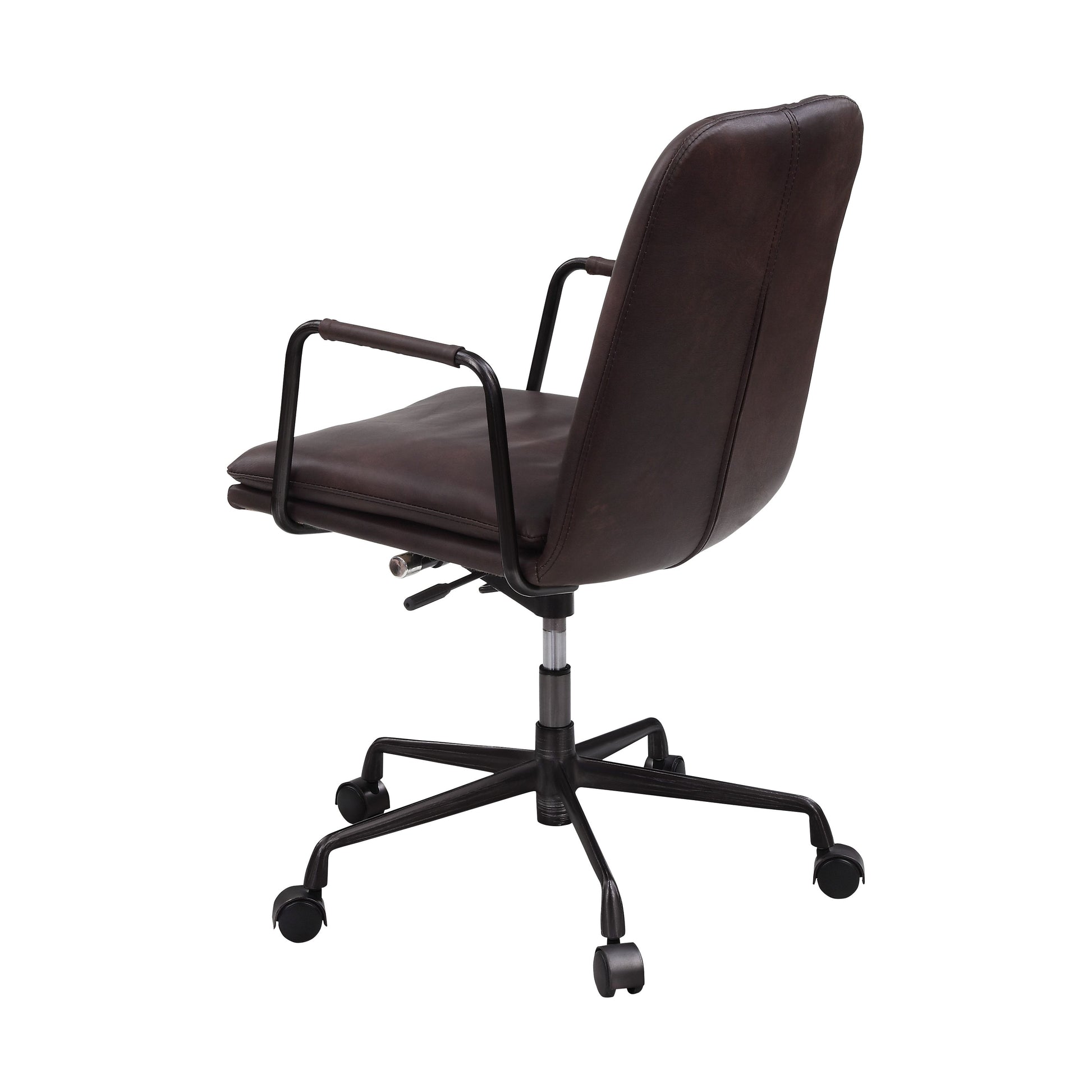 Mars Top Office Chair With Swivel Solid Brown Office Office Chairs Solid Back Swivel Genuine Leather