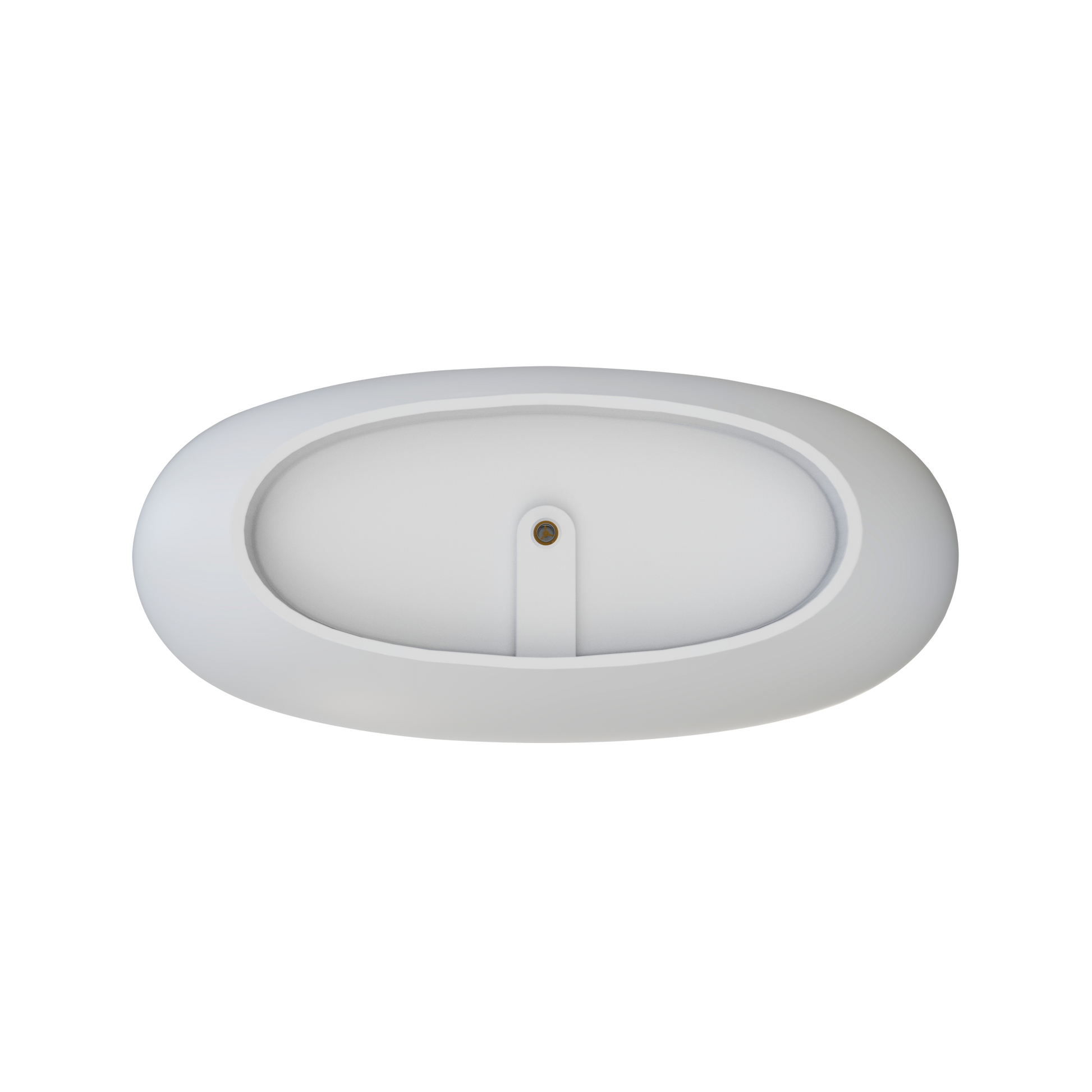 59 Small Size Solid Surface Stone Bathroom Freestand Bathtub White Oval Bathroom Freestanding Tubs Matte 59 61 In Modern Soaking Center Solid Surface Solid Surface