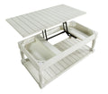 Hemingway 3 Piece Table Set White White Wood