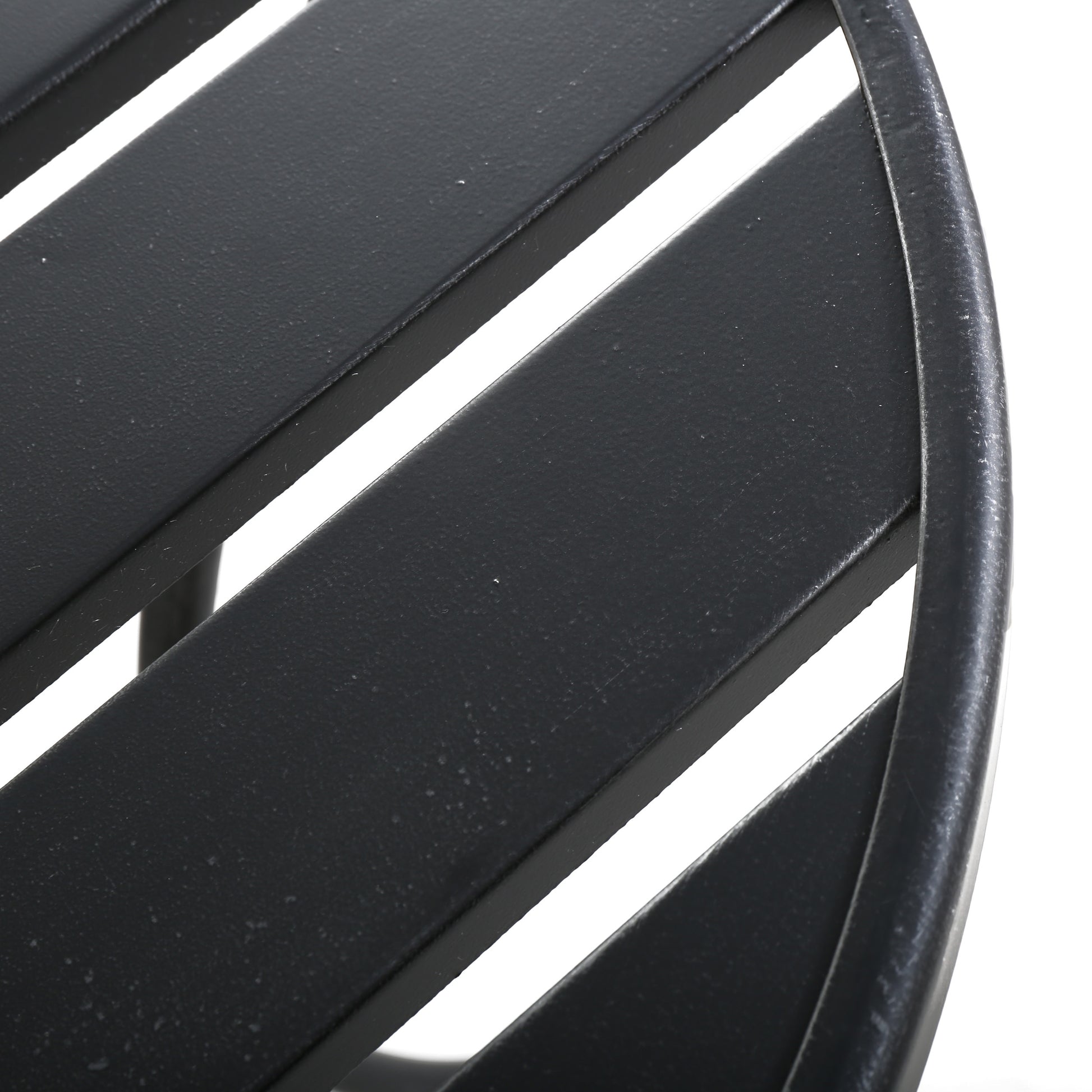 Colmar 3 Pc Kd Metal Set Black Silver Iron