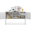 Modern Sideboard Buffet With Plenty Of Storage Space Anti Tilt Mechanism, Elegant Handles, Silent Magnetic Closures And Eco Friendly Finishes For Kitchen, Dining Room,Bed Room And Living Room Wall Mounted 5 Or More Spaces Antique White Primary Living