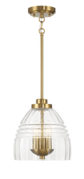 Ember Three Candle Lights Chain Pendant With Clear Glass Satin Brass Clear,Gold Ceiling Lights Brass,Glass