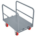 Steel Panel Truck, Heavy Duty Drywall Cart Lumber Cart Platform Truck Flat Cart, 2000Lbs, 6