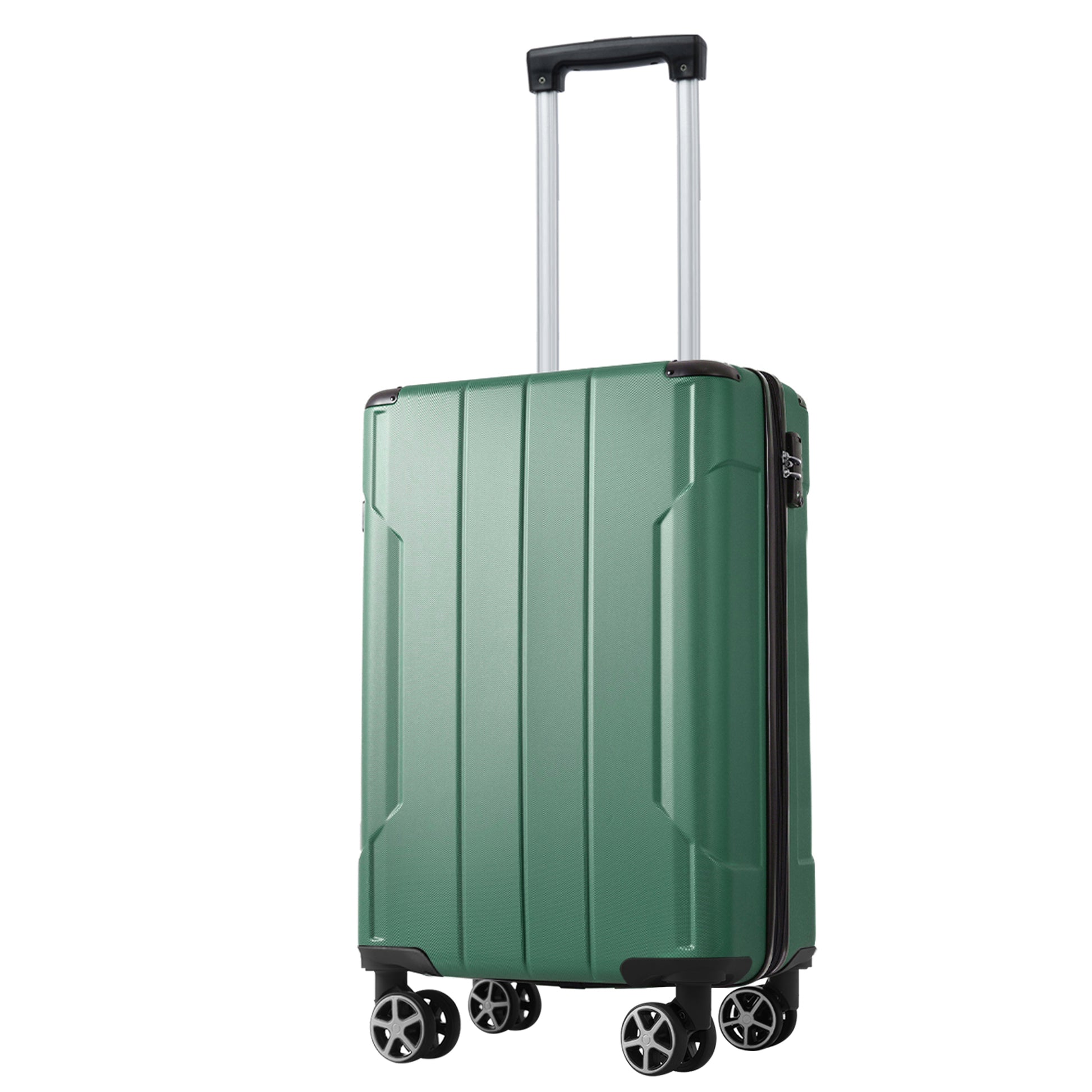 Luggage Sets 2 Piece, Hardshell Abs Lightweight And Expandable Only 28" Suitcases With Double Wheels, Carry On Luggage, 2 Piece Set 20 28 , Green Green Abs