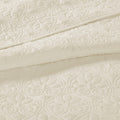 Reversible Quilt Set Cream Full Queen Cream Cotton