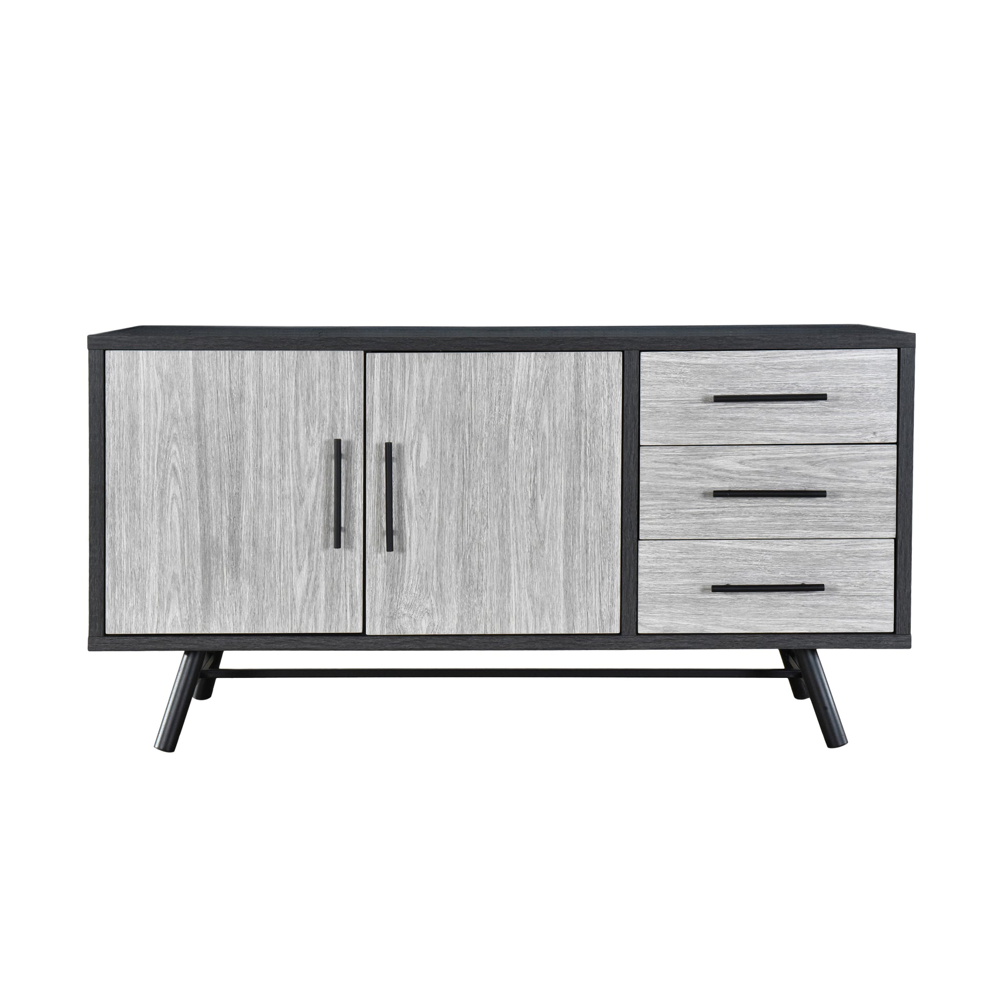 Large Sideboard Grey Particle Board